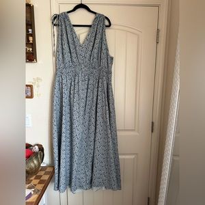 MADEWELL BLUE FLORAL DRESS - 4x ✨